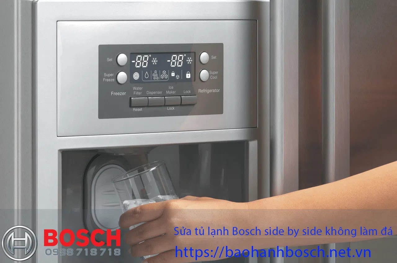tủ lạnh Bosch side by side không làm đá