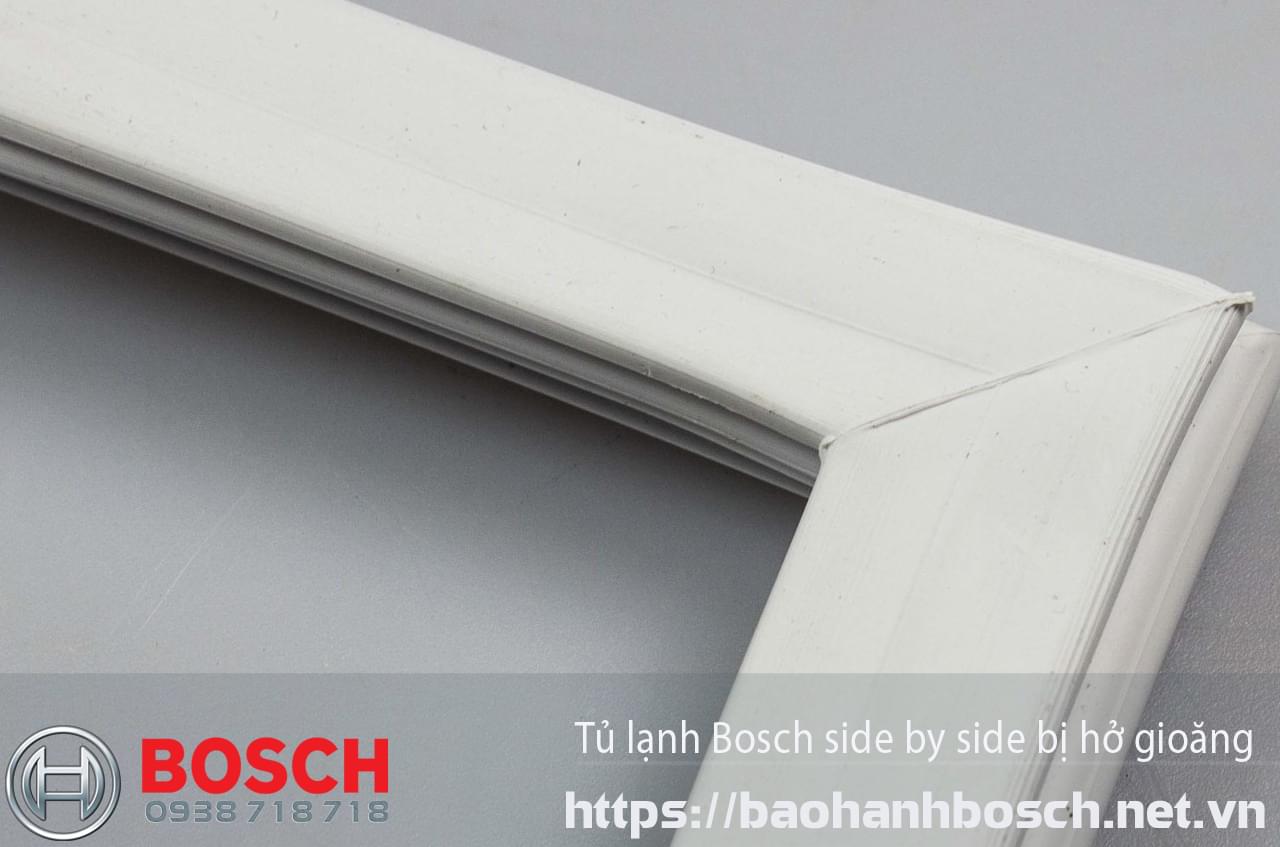 Cửa tủ lạnh Bosch side by side bị hở gioăng, bảo hành Bosch chính hãng, dịch vụ sửa chữa và thay thế gioăng tủ lạnh Bosch uy tín, nhanh chóng. Đảm bảo giữ nhiệt tốt, tiết kiệm điện năng.
