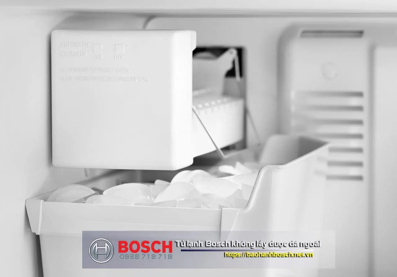 Tủ Lạnh Bosch Side By Side Không Lấy Được Đá, Nước Mát Ngoài