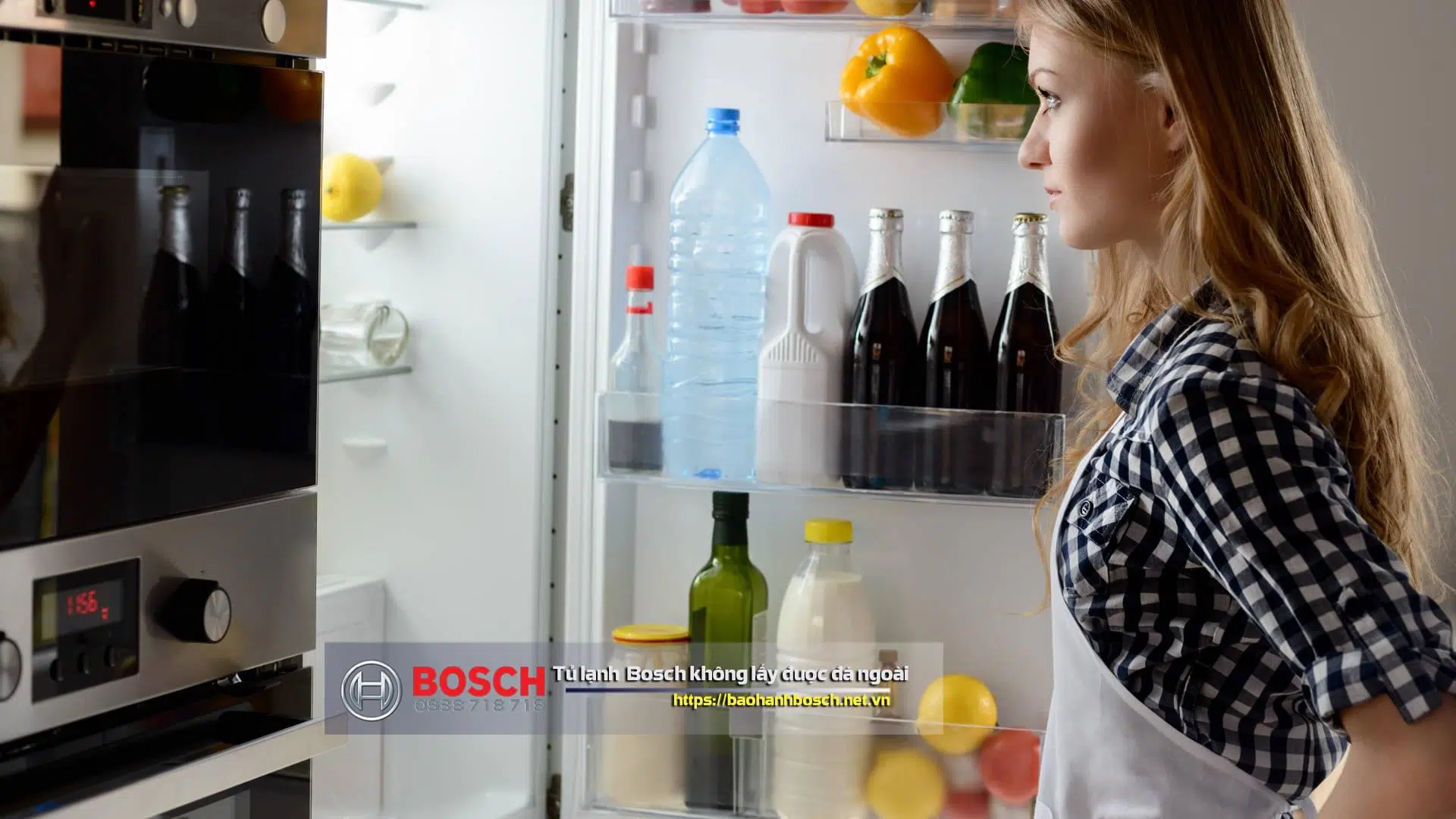 Tủ Lạnh Bosch Side By Side Không Lấy Được Đá, Nước Mát Ngoài