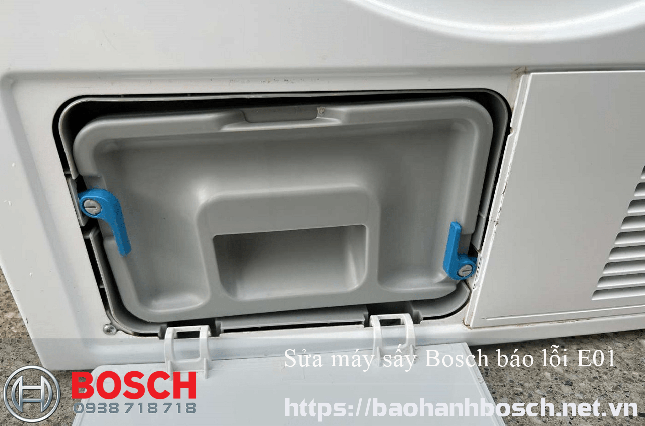 Lỗi máy sấy Bosch báo E01, sửa chữa bảo hành chính hãng cho thiết bị gia dụng. Dịch vụ sửa máy sấy Bosch chuyên nghiệp, nhanh chóng tại Việt Nam.