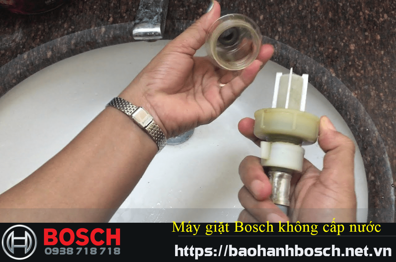 máy giặt Bosch không cấp nước