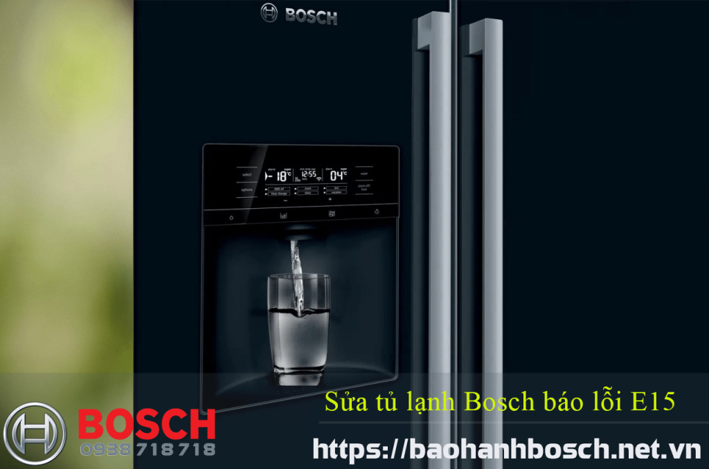 Lỗi E15 trên tủ lạnh Bosch, nguyên nhân và cách khắc phục hiệu quả. Dịch vụ bảo hành Bosch chính hãng giúp khắc phục nhanh lỗi E15, đảm bảo hoạt động tối ưu của tủ lạnh của bạn.