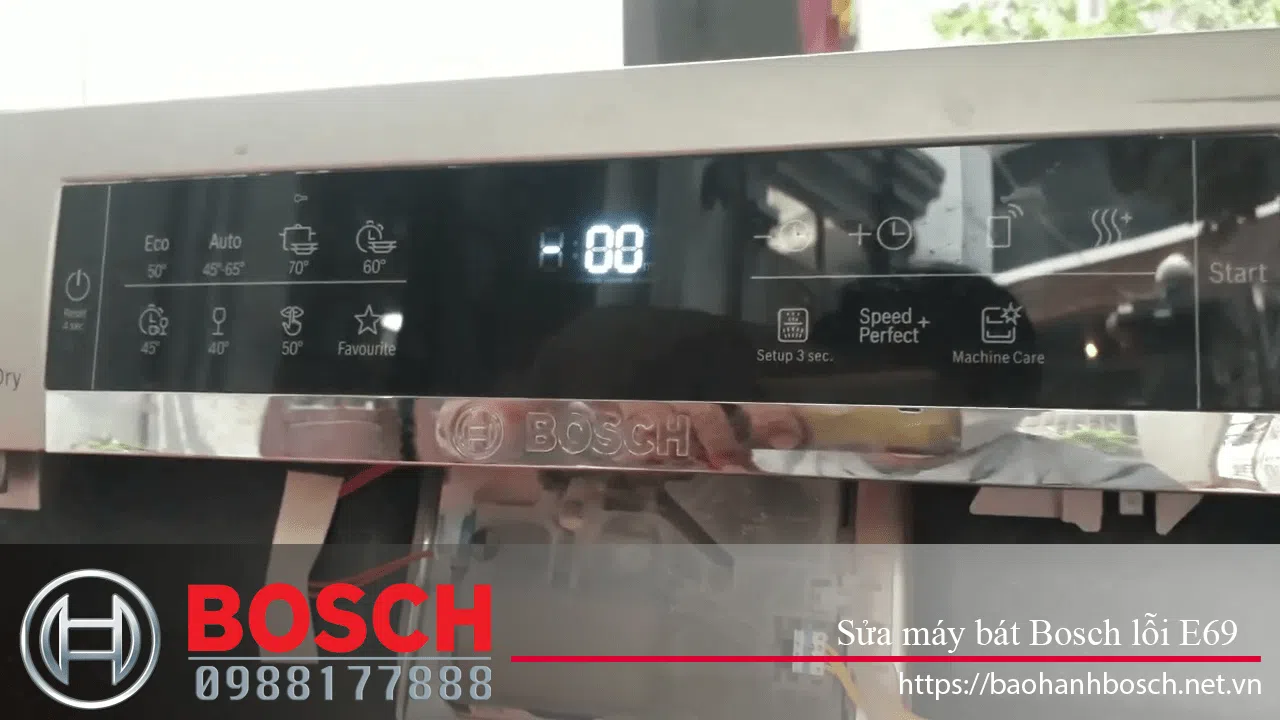máy rửa bát Bosch lỗi E69