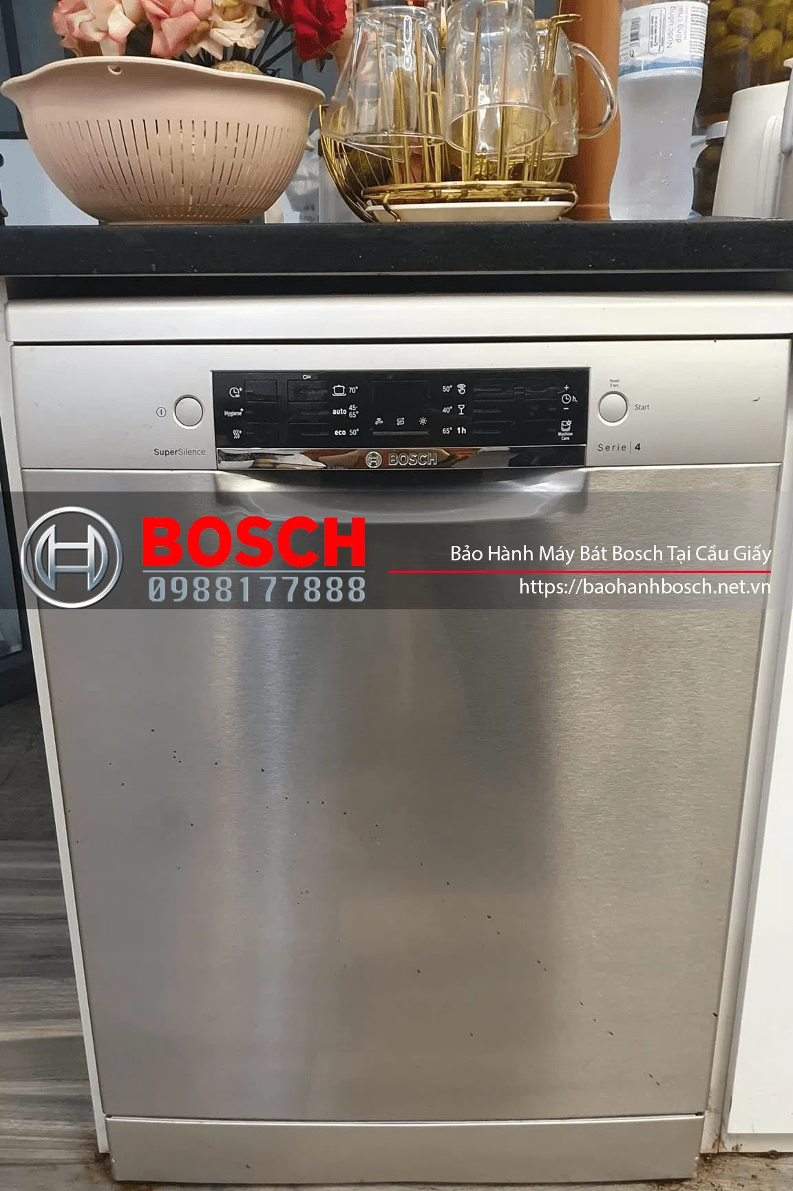 Bosch bảo hành máy rửa bát Bosch chính hãng tại Cầu Giấy, dịch vụ sửa chữa, bảo trì uy tín, nhanh chóng. Liên hệ bảo hành Bosch để được tư vấn và hỗ trợ sửa chữa máy rửa bát đúng tiêu chuẩn.