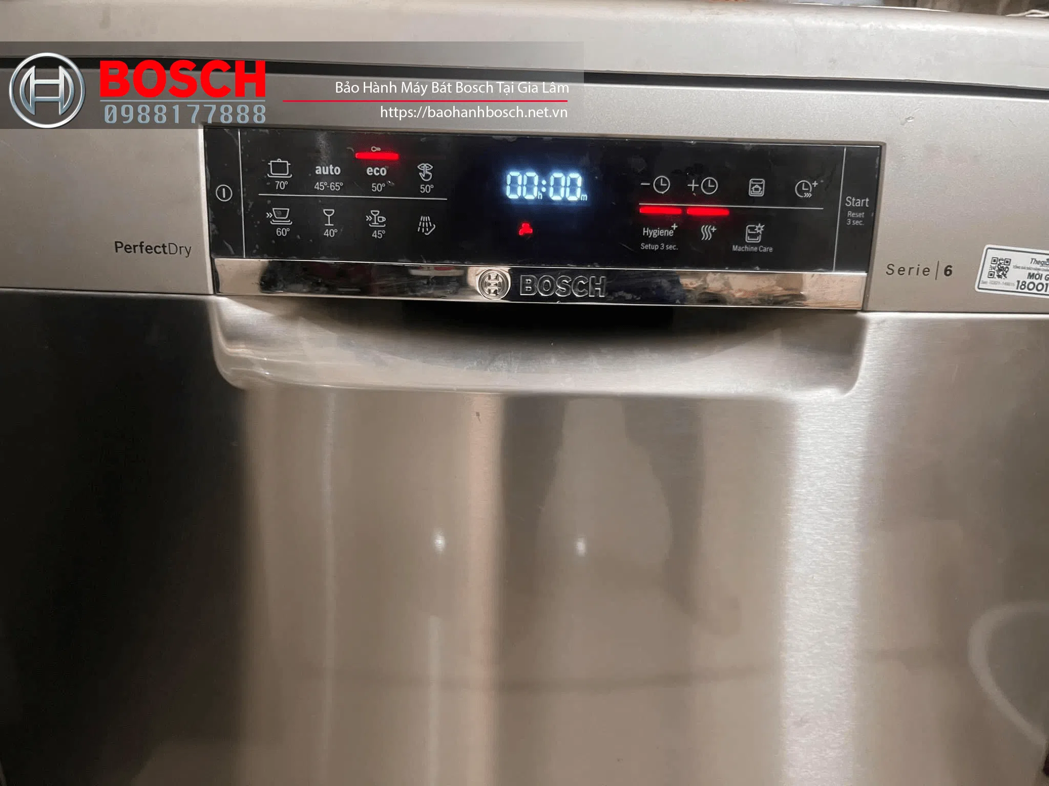 Máy giặt Bosch với chương trình bảo hành hãng chính hãng tại Gia Lâm. Đáp ứng nhu cầu sửa chữa và bảo trì nhanh chóng, cam kết chất lượng dịch vụ uy tín, chính hãng.