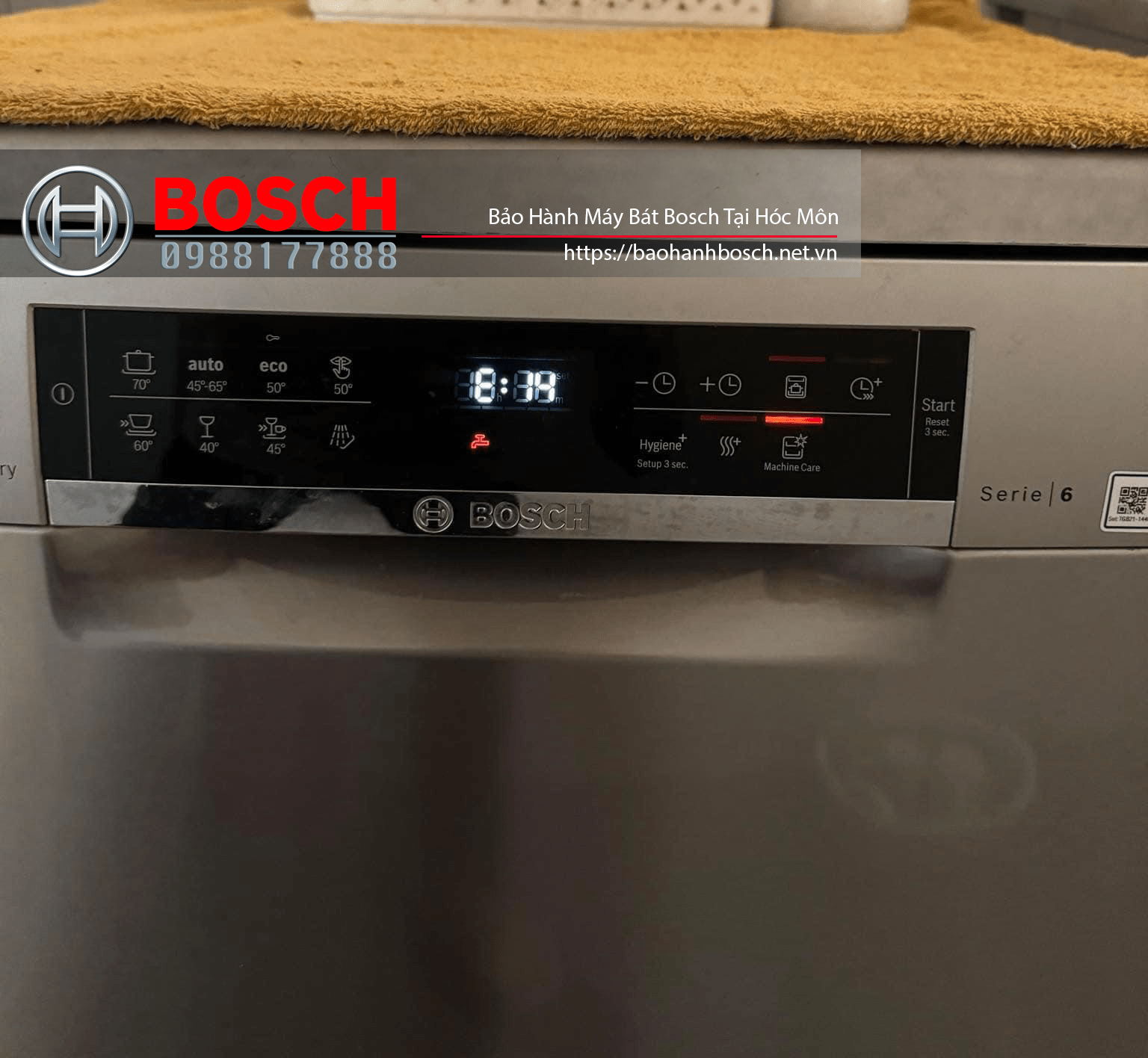 Bảo hành máy giặt Bosch chính hãng tại Hóc Môn, dịch vụ sửa chữa và bảo trì nhanh chóng, chuyên nghiệp, đảm bảo độ bền và hiệu suất hoạt động của thiết bị Bosch.