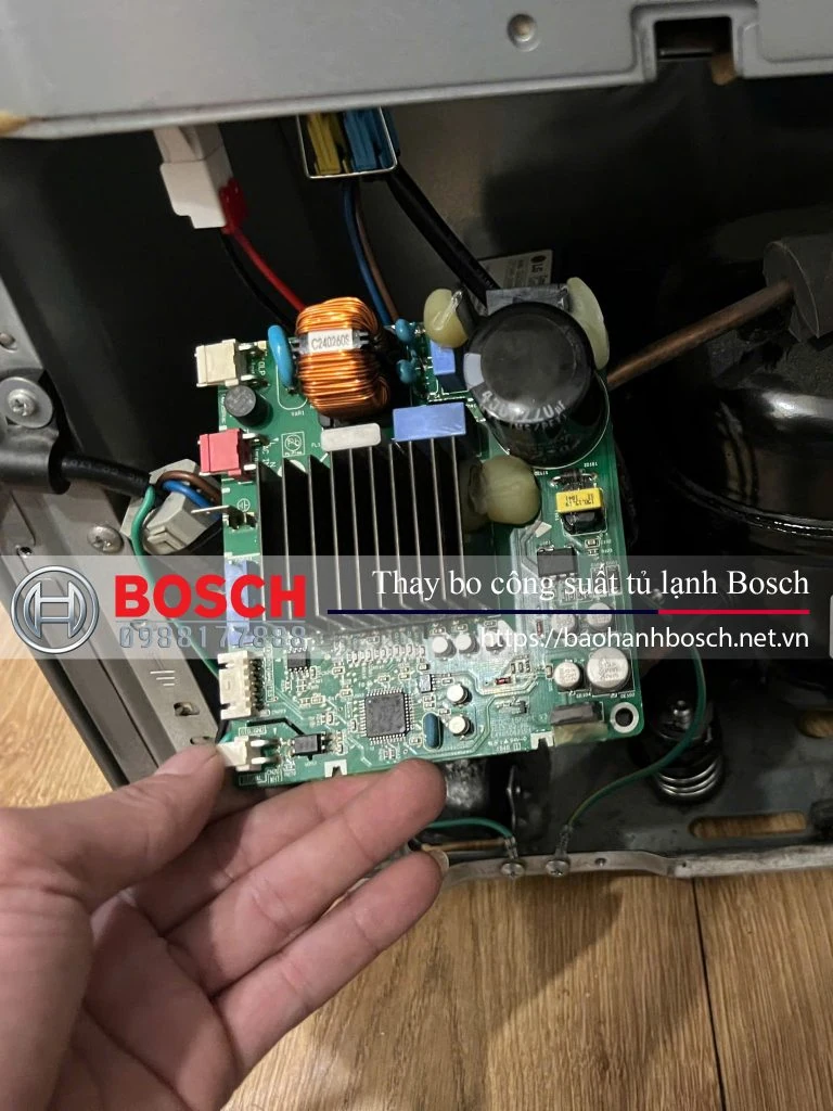 Bảo hành Bosch, thay bo công suất tủ lạnh Bosch, dịch vụ sửa chữa bảo hành linh kiện Bosch chính hãng tại Việt Nam.